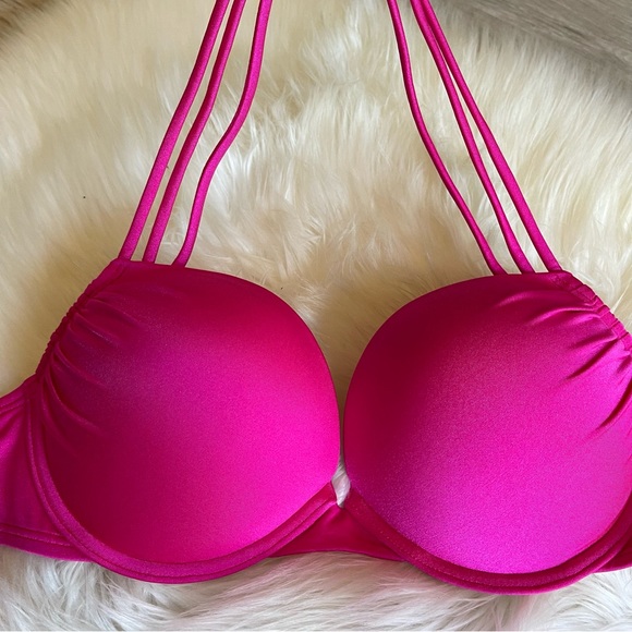 36B Vs Victoria’s Secret Bombshell Miraculous Adds-2 Cups Bikini Swim Hot Pink - Picture 5 of 11